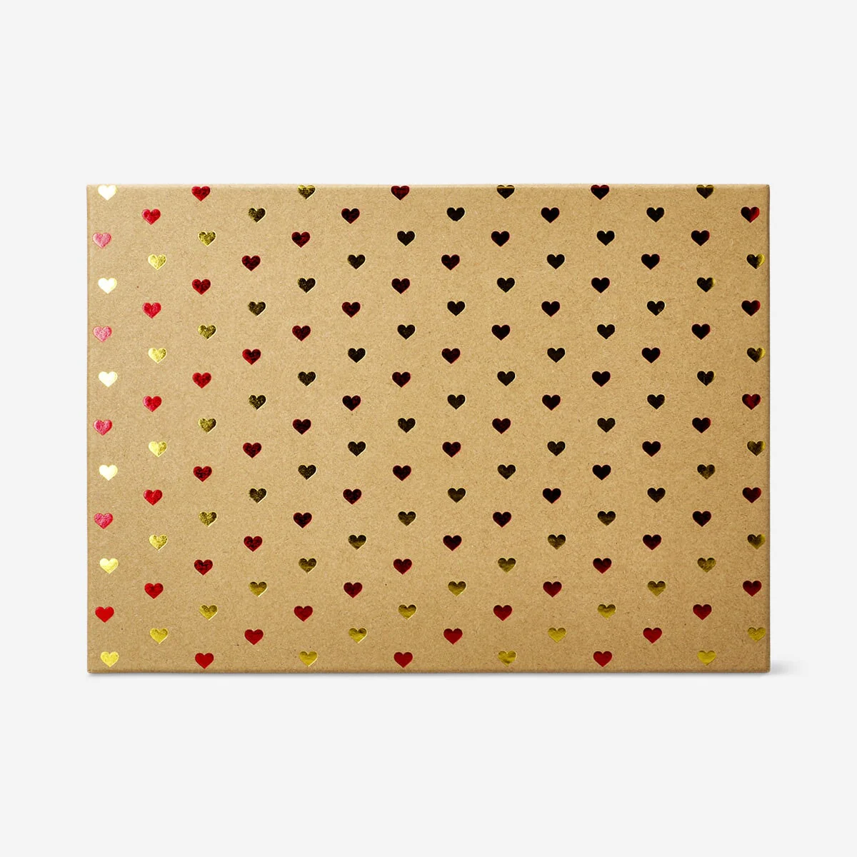 Gift box with foil hearts - 28 cm - Image 3