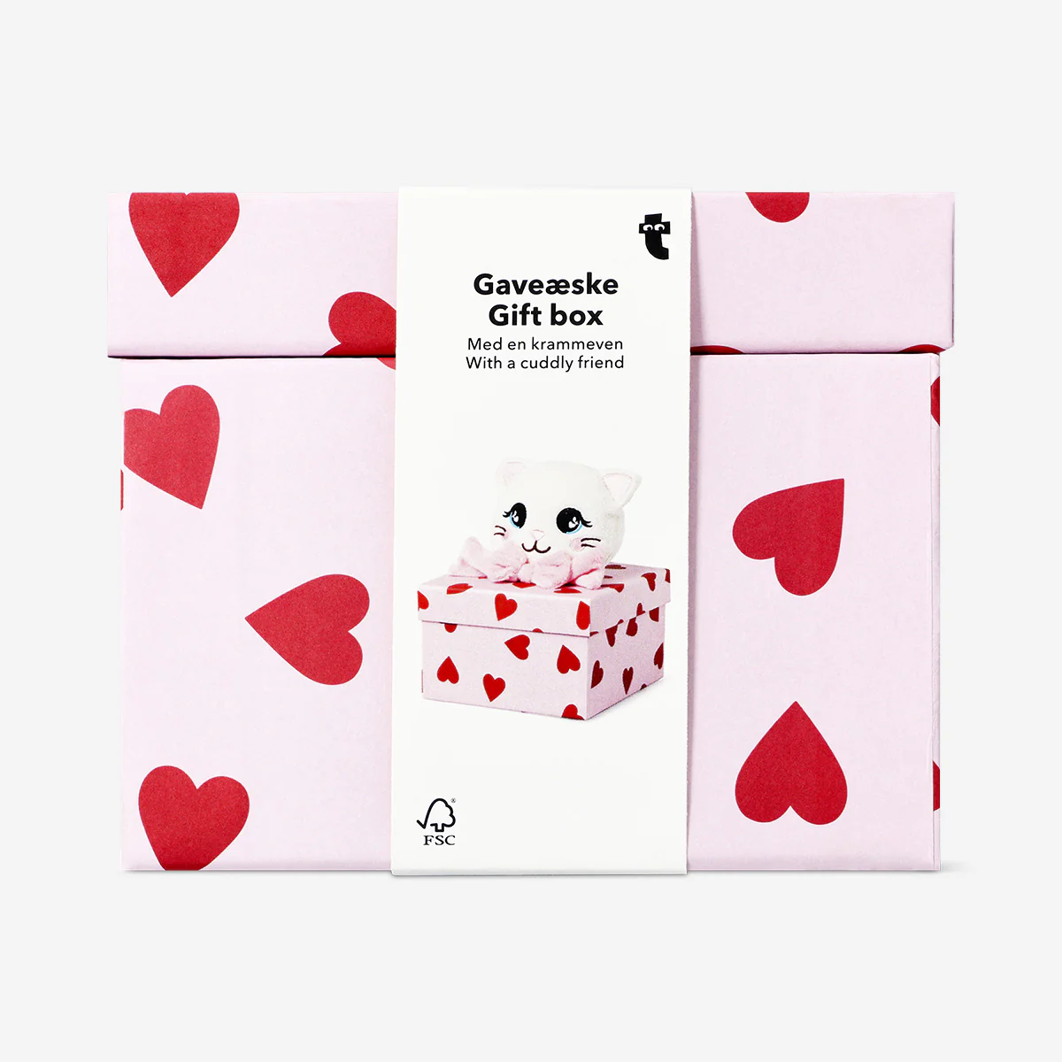 Gift box with plush cat - Image 3