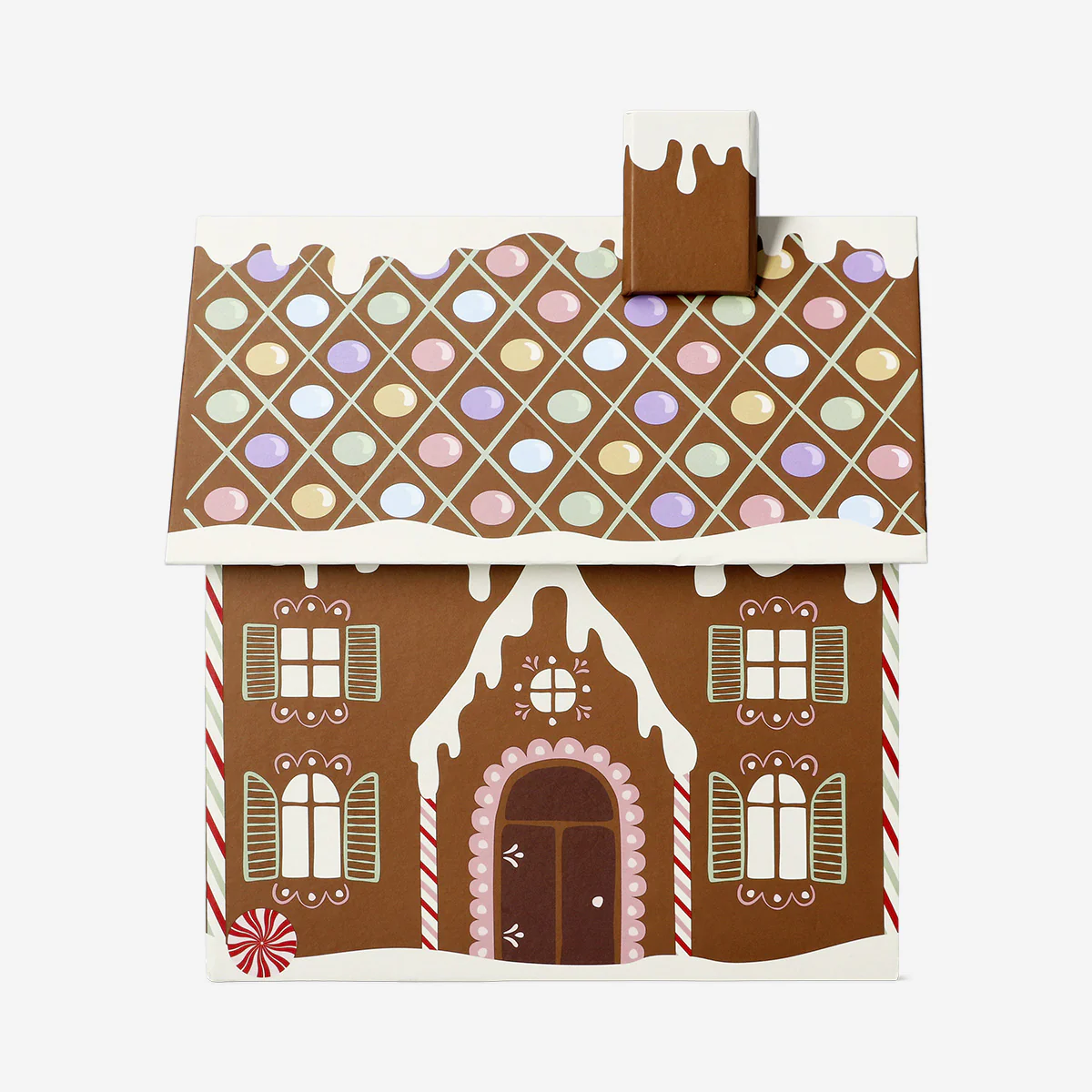 Gingerbread house gift box - 22 cm - Image 2