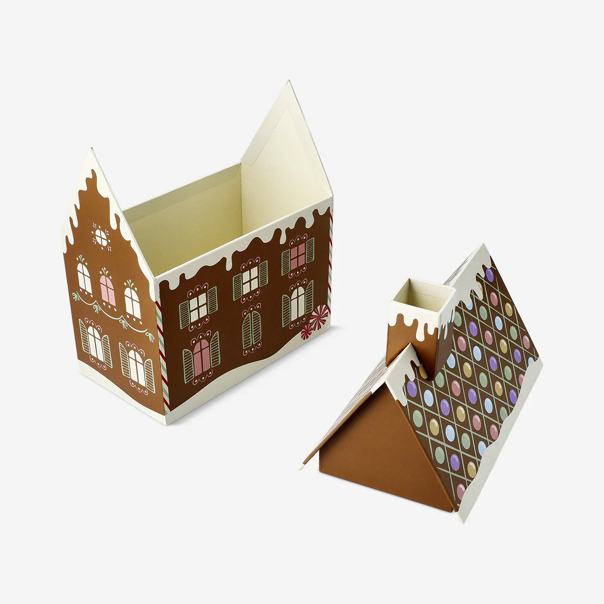 Gingerbread house gift box - 22 cm - Image 3
