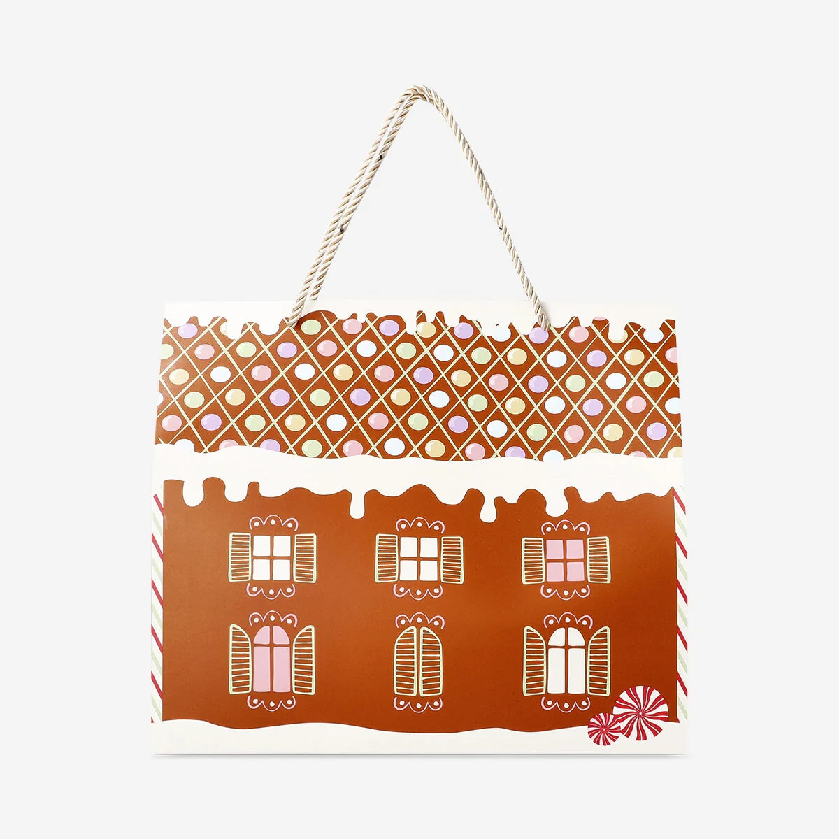 Gingerbread house gift box - 30 cm - Image 2
