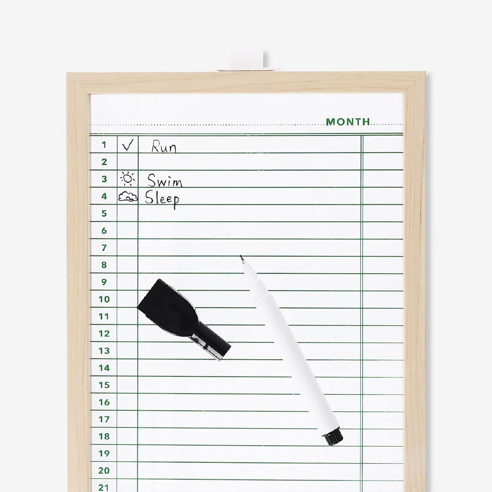 Glass planner board with marker - Image 3