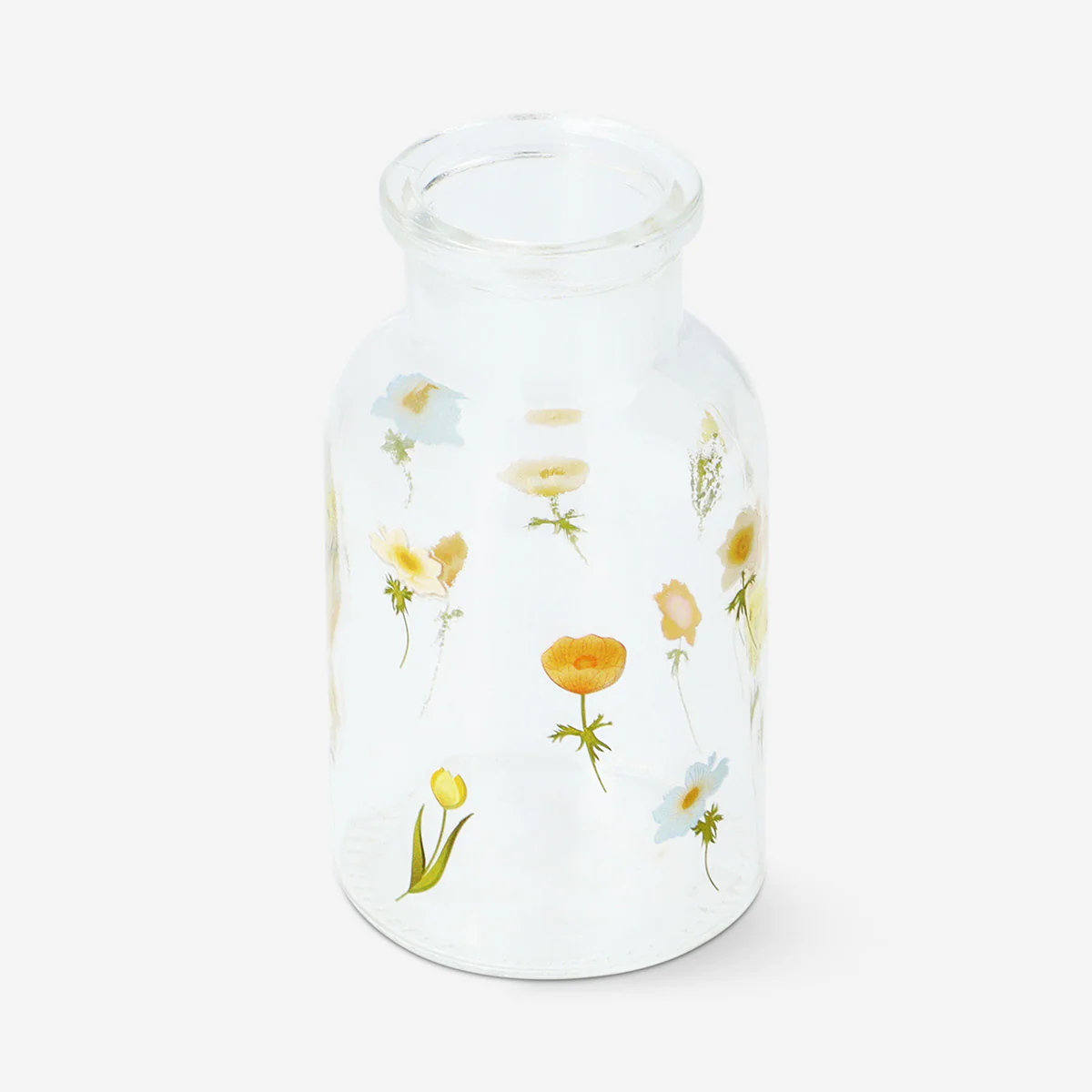 Floral glass vase - 10 cm - Image 2