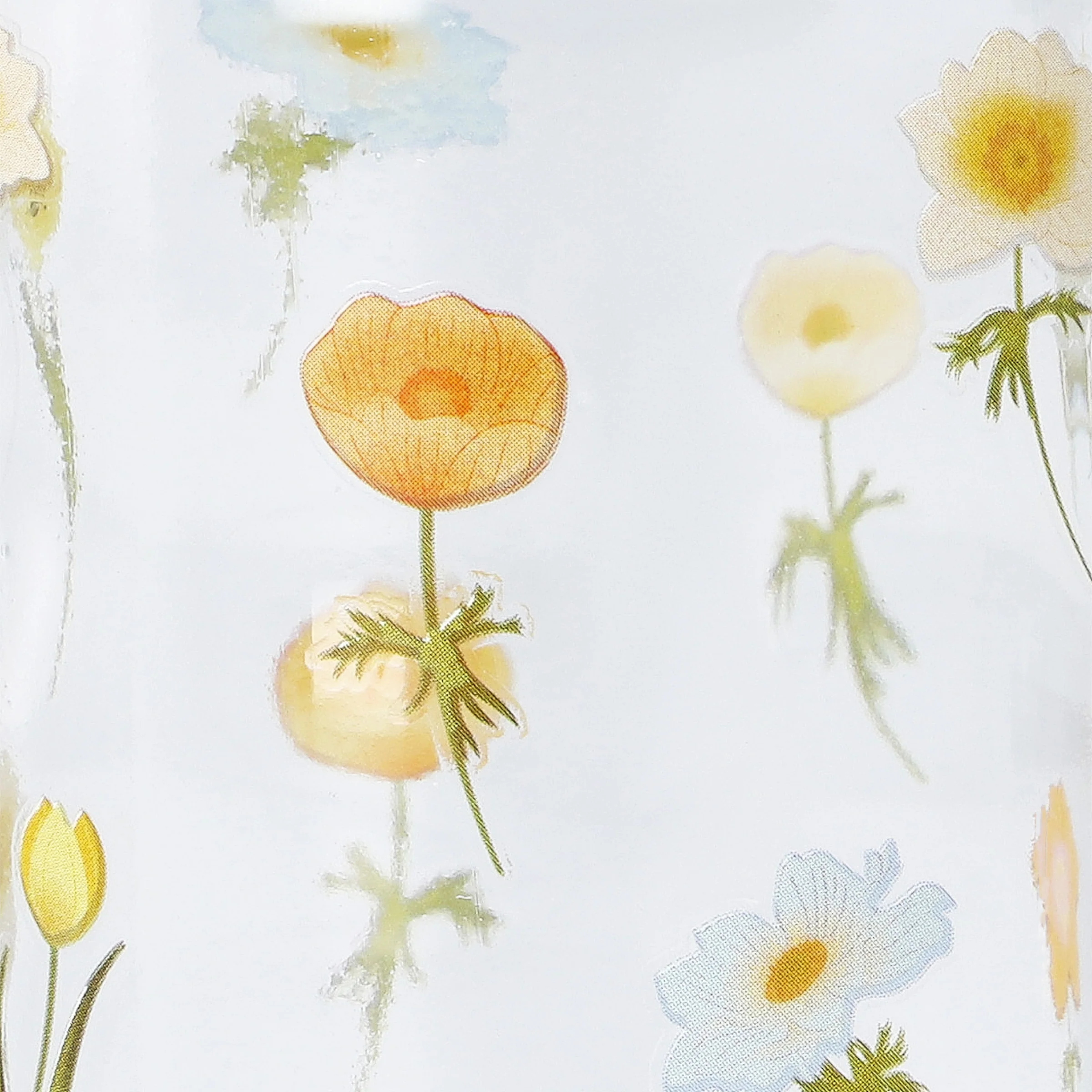 Floral glass vase - 10 cm - Image 3