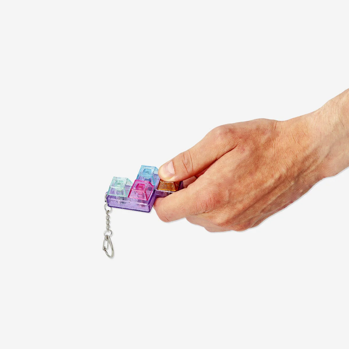 Key ring - Glittery click toy - Image 2