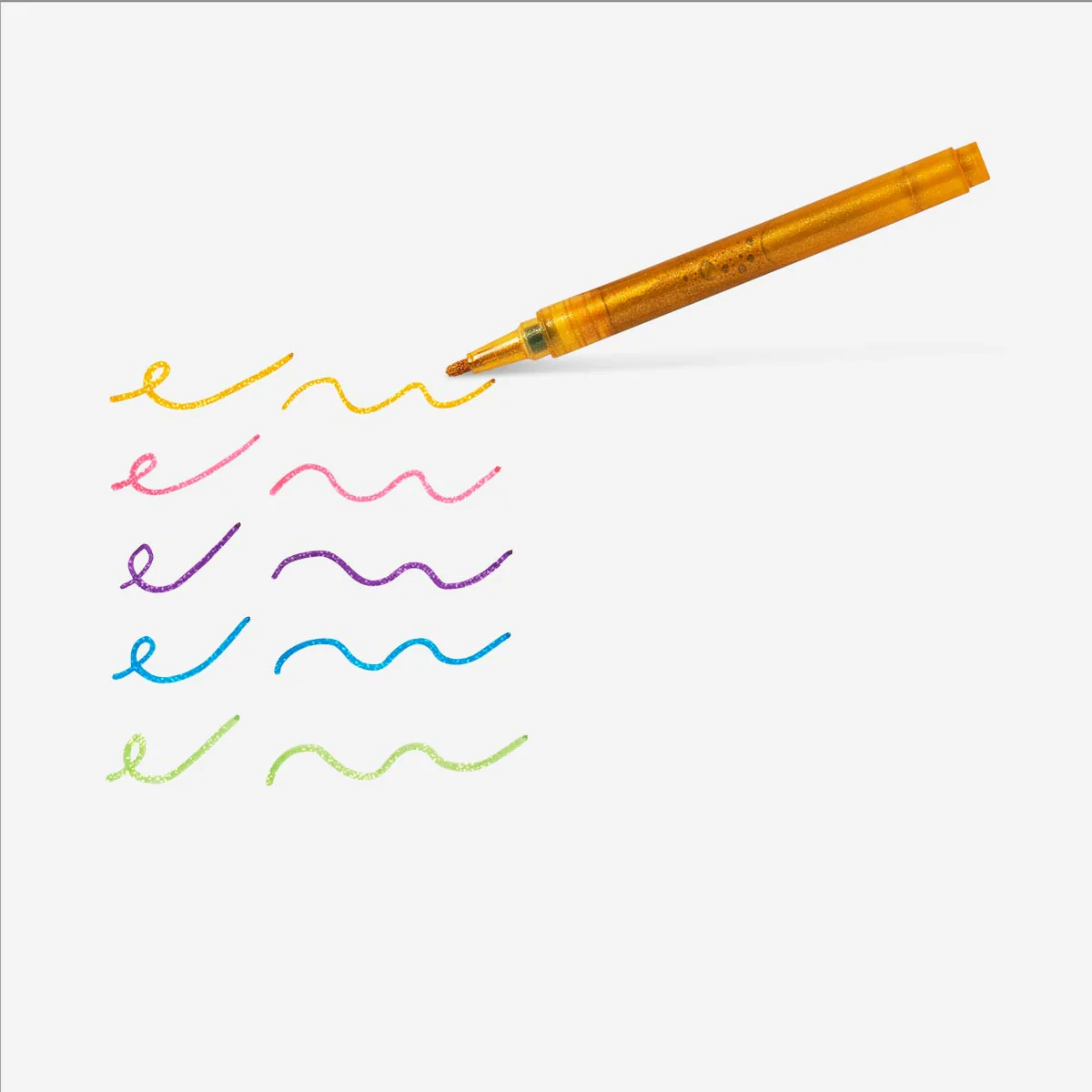Glitter markers. 5 pcs - Image 3