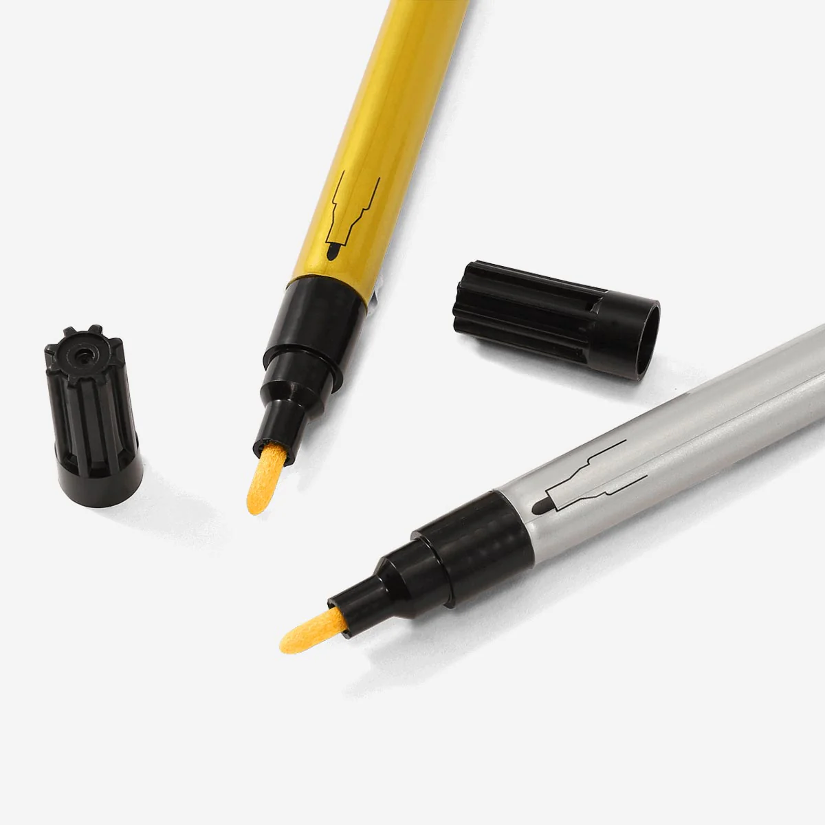 Metallic felt tip pens - 2 pcs - Image 2