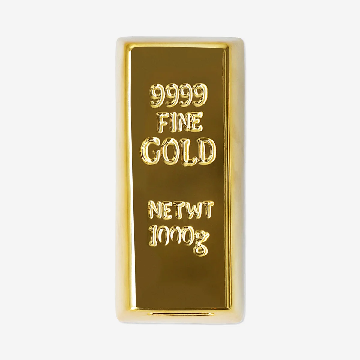 Gold bar money box