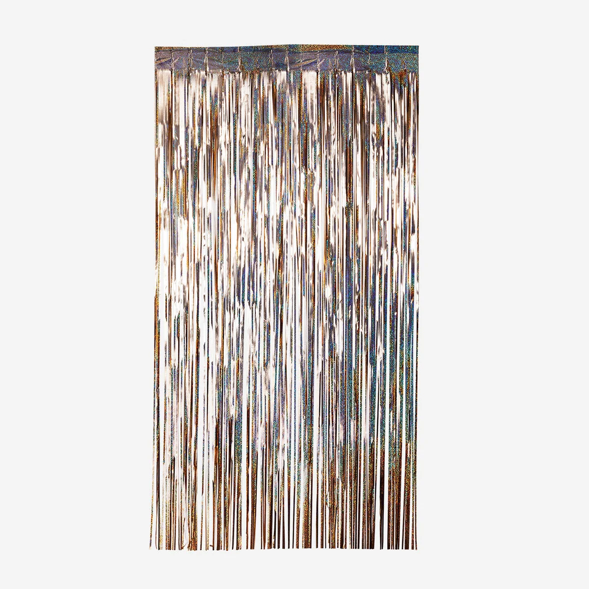 Gold curtain fringe garland - 250x100 cm - Image 2