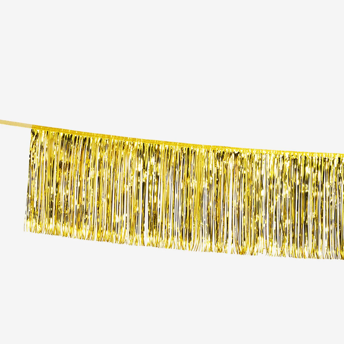 Gold fringe garland - 300 cm