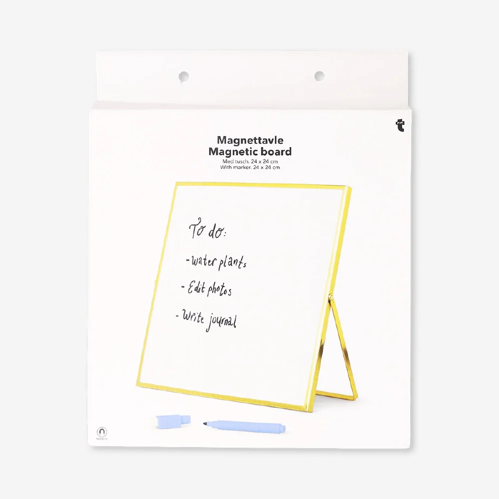 Gold magnetic board with marker - Image 3
