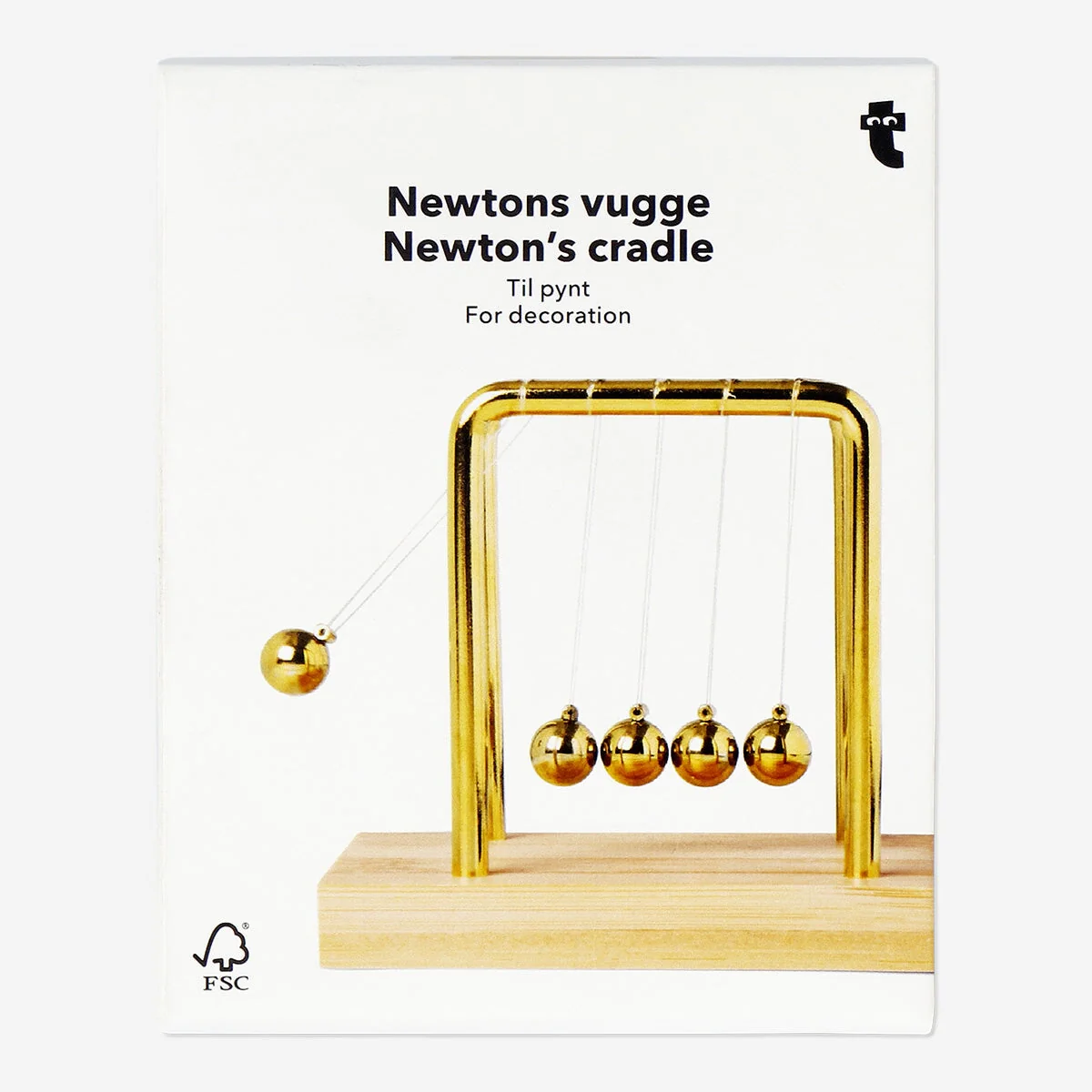 Gold Newton's cradle - Image 3