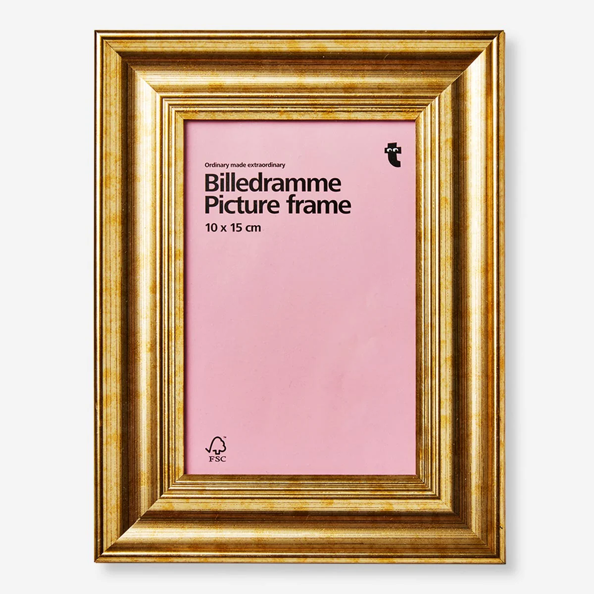 Gold Picture Frame - 10x15 cm