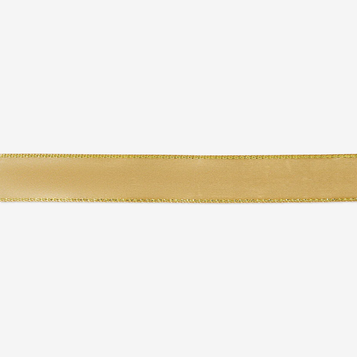 Gold satin ribbon - 10 m - Image 2