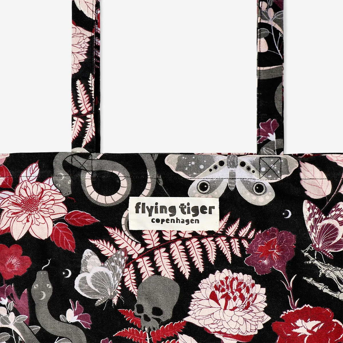 Gothic flowers tote bag - Image 3