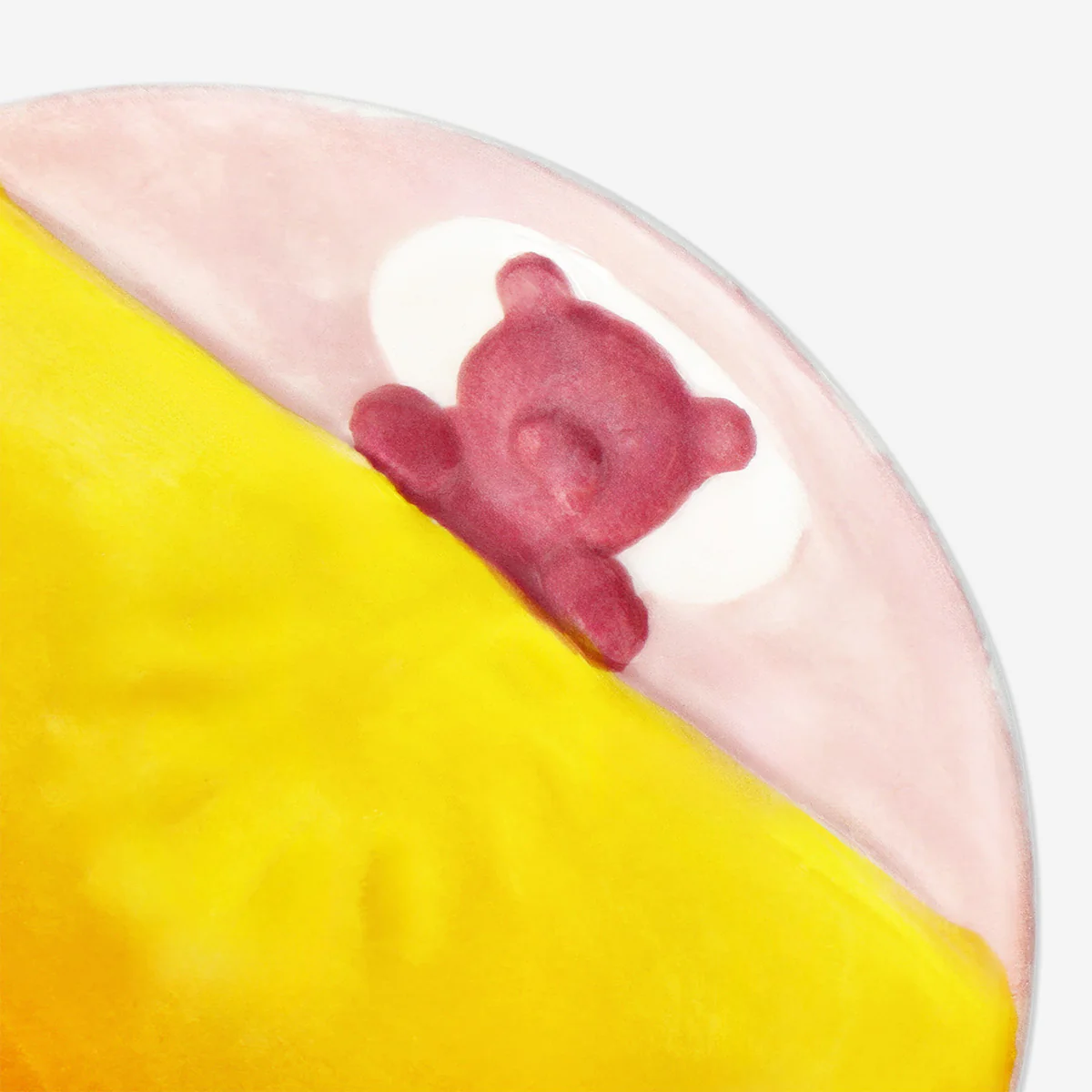 Gradient bear with blanket trinket tray - Image 3