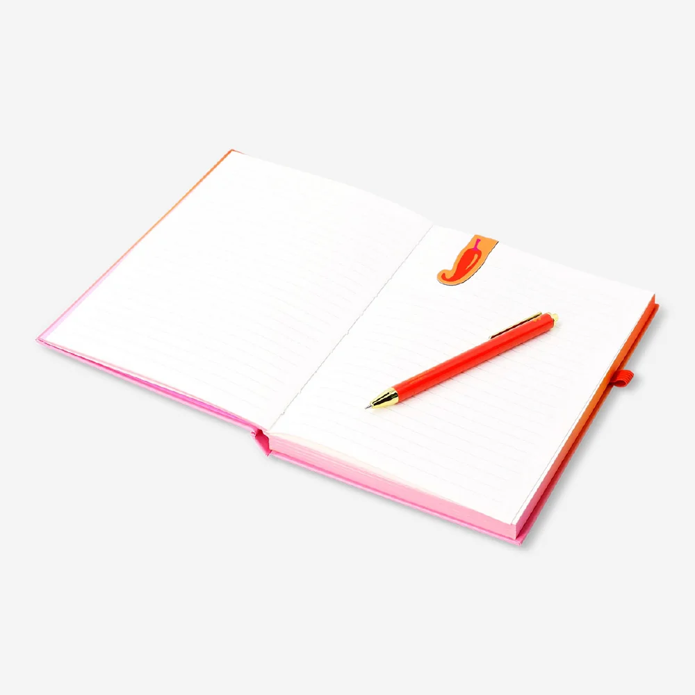 Gradient notebook with magnetic bookmark and pen - Image 3