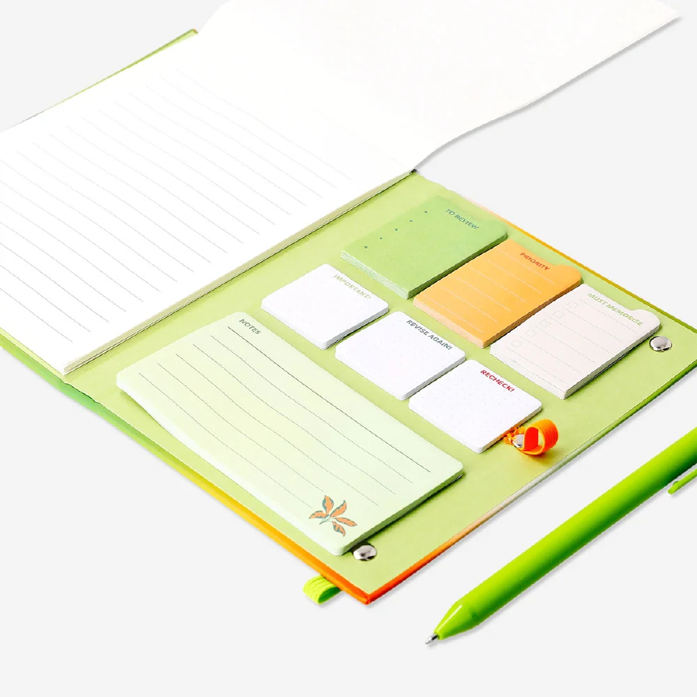 Gradient notepad with pen and sticky notes - Image 3