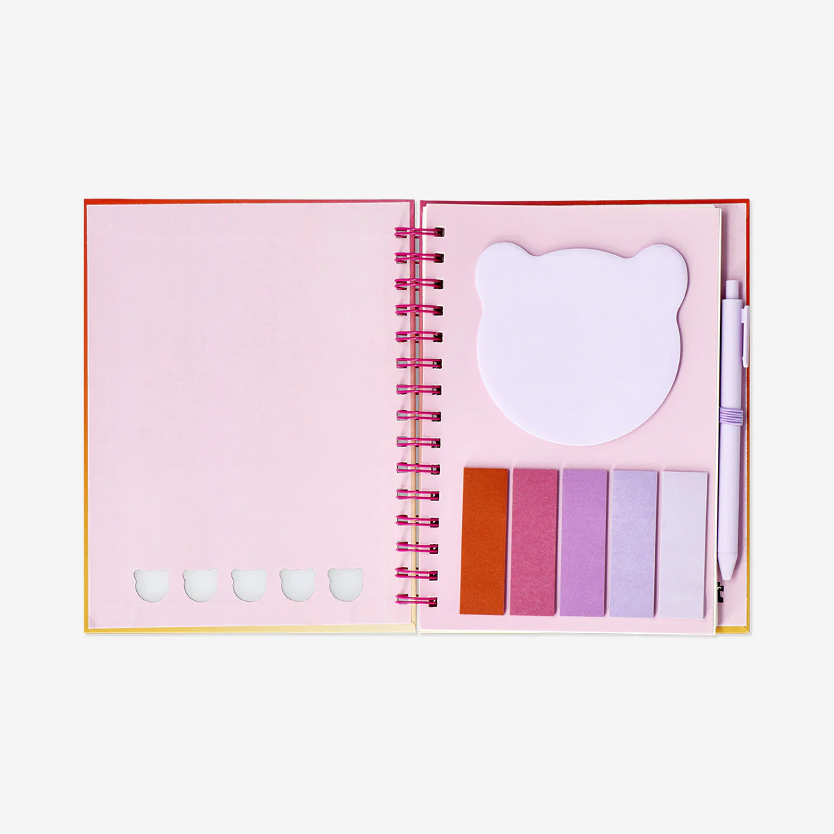 Gradient spiral notebook with pen - Image 2