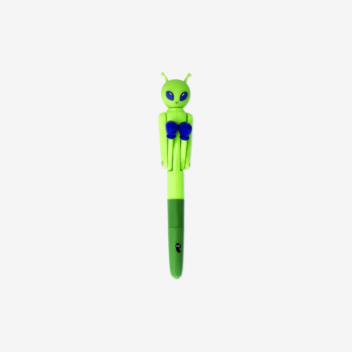 Green alien punching pen