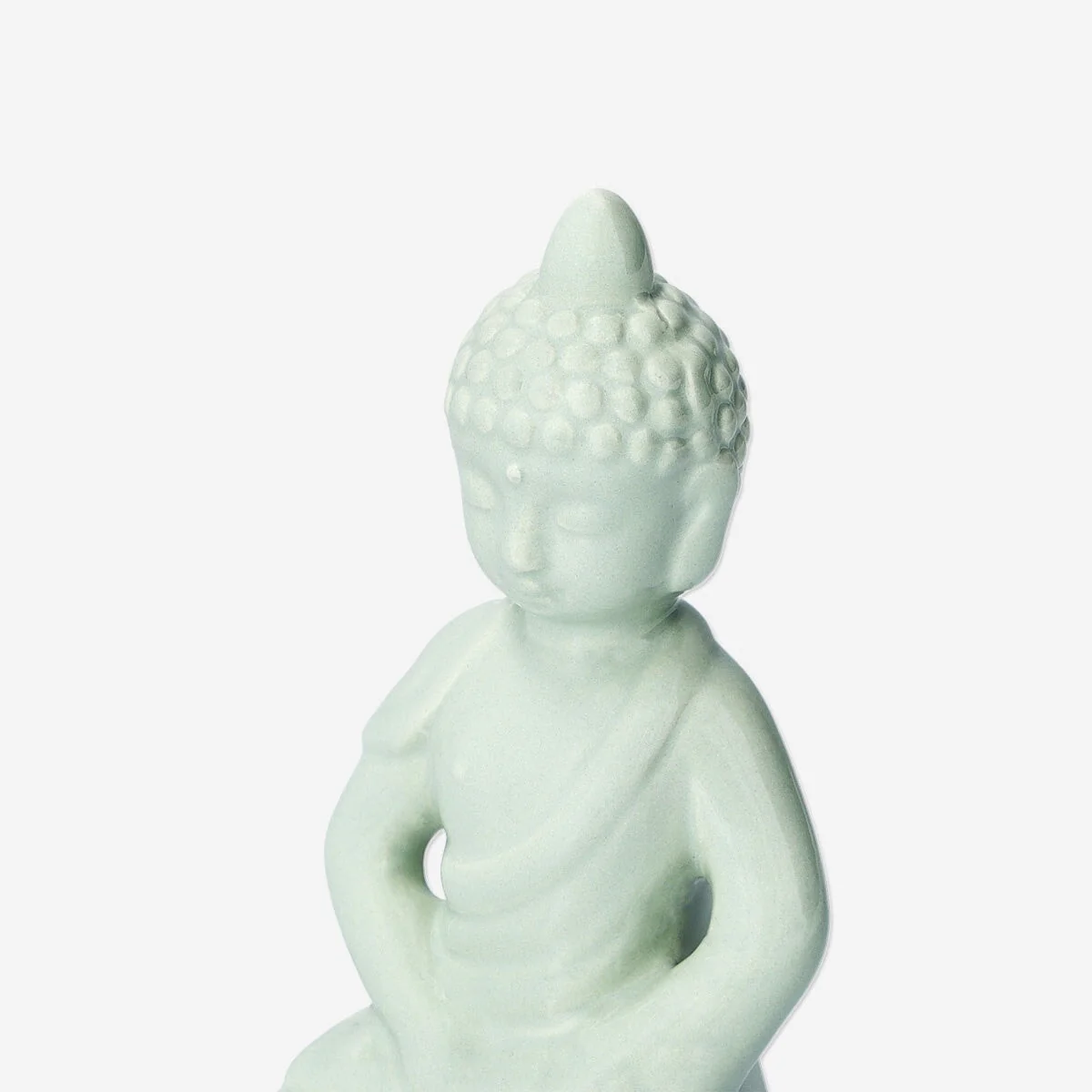 Green ceramic Buddha - Image 3