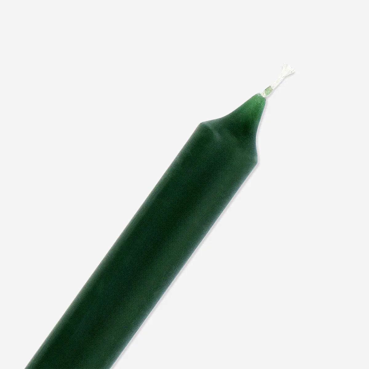 Green dinner candle - 24 cm - Image 3