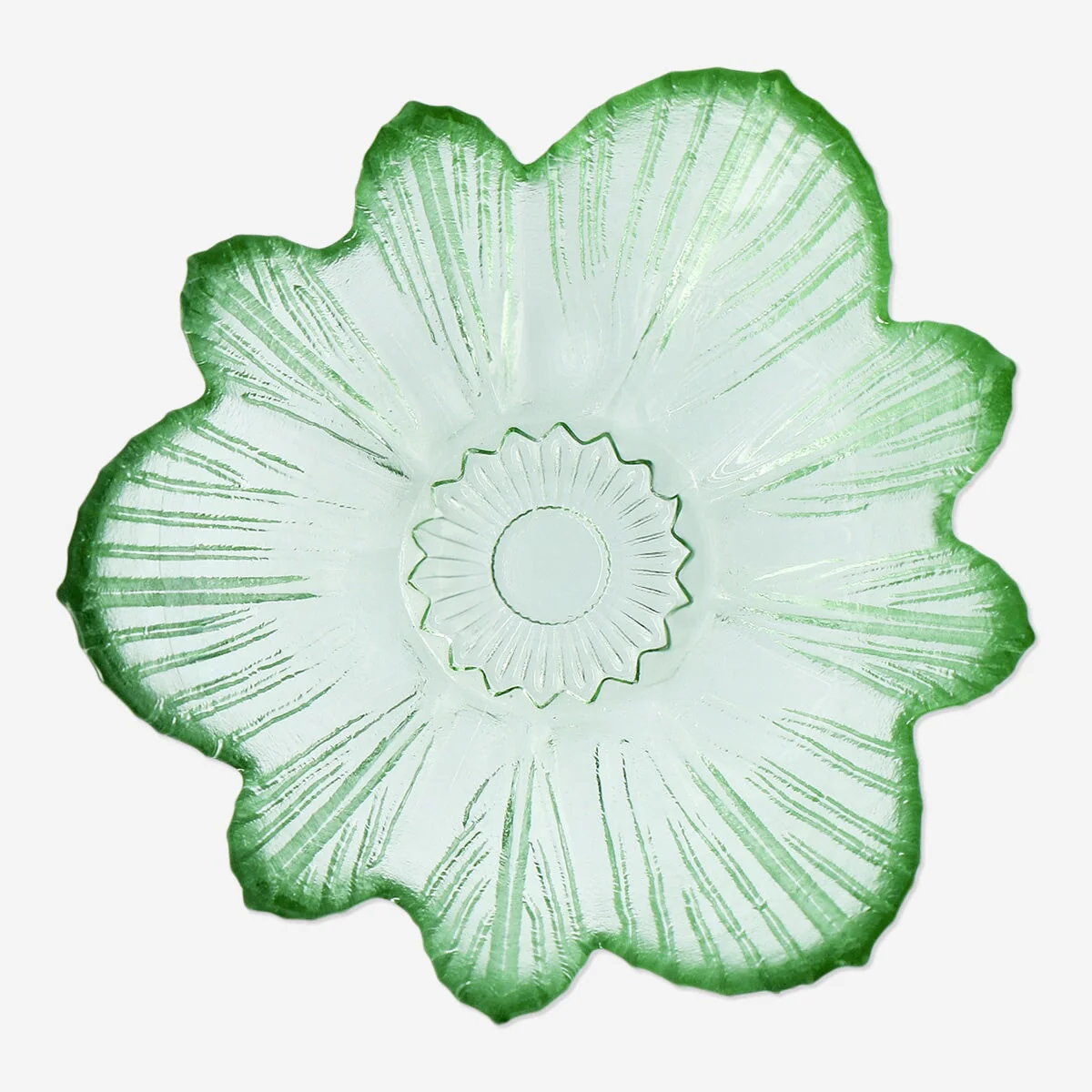 Green flower bowl - 11 cm - Image 4