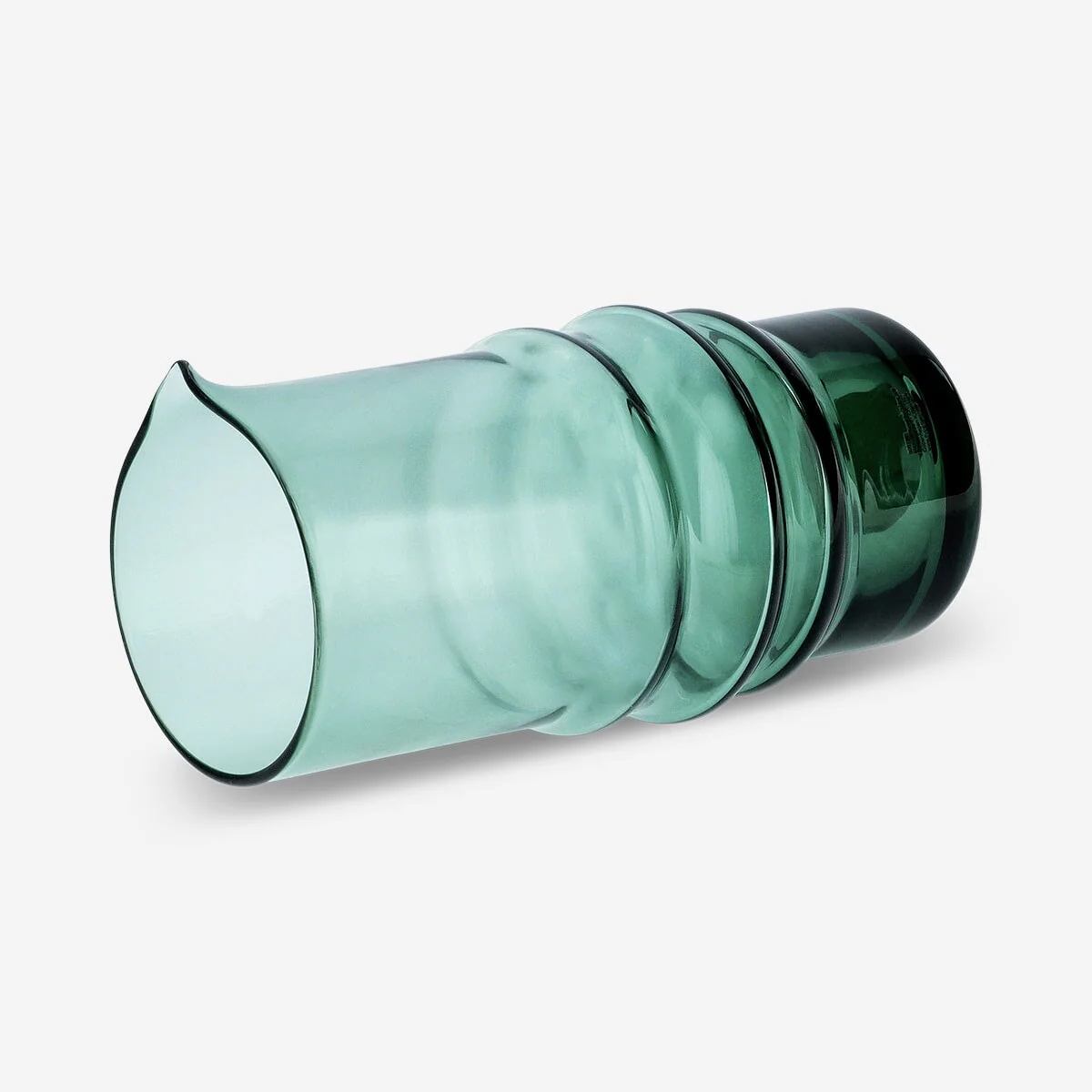 Green glass jug - 800 ml - Image 3