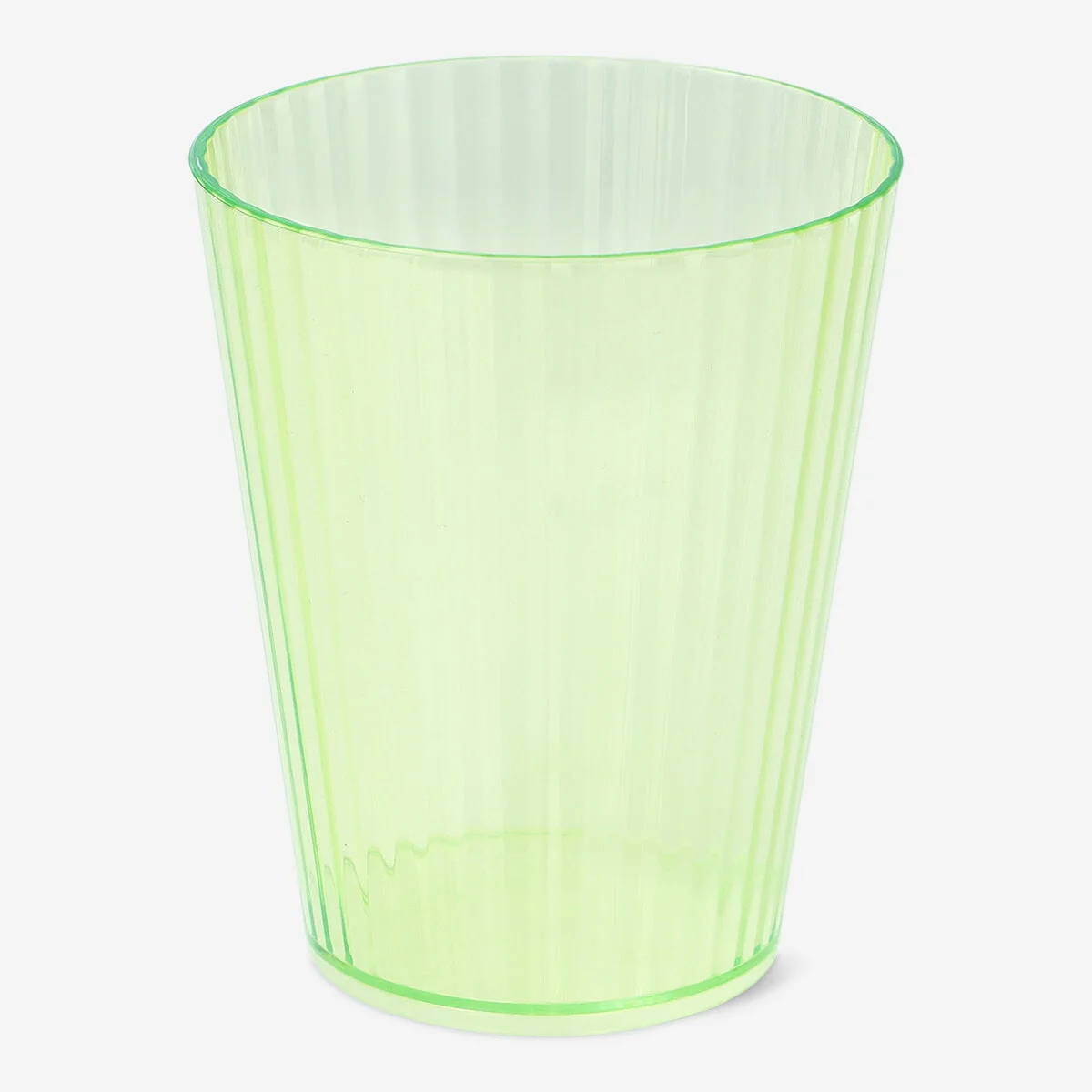Green plastic drinking glass - 330 ml