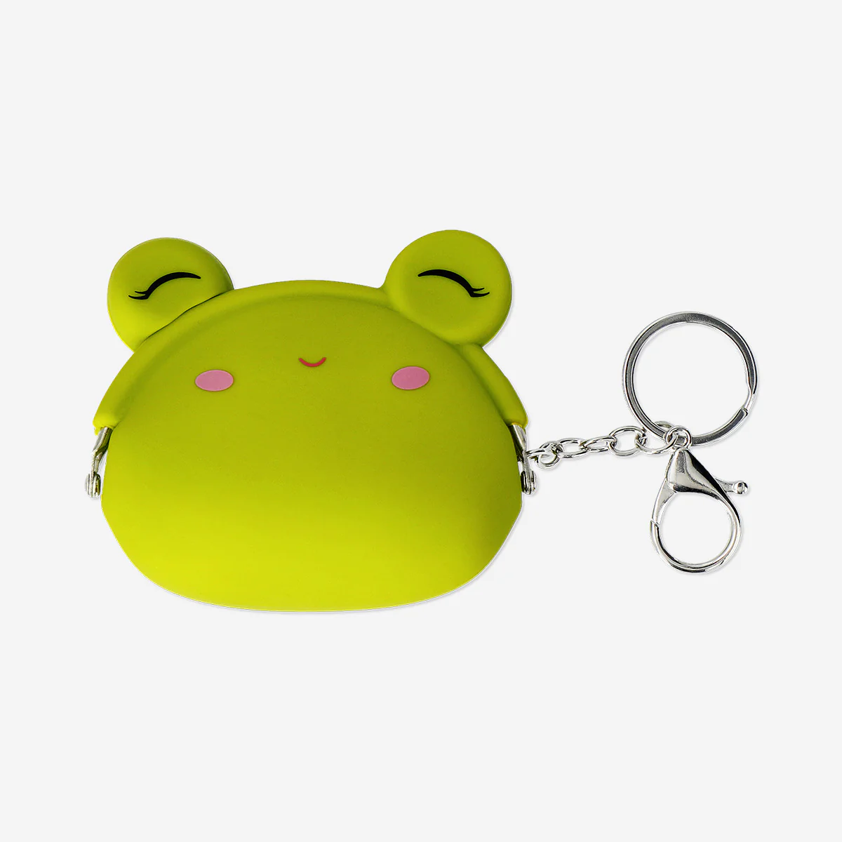Green silicone frog purse - Image 2