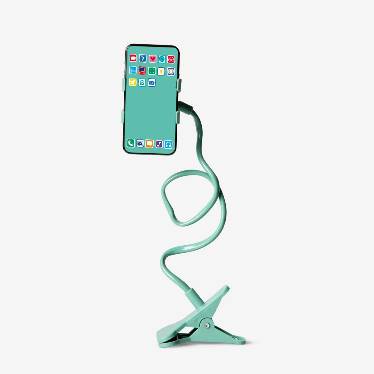 Green Smartphone Holder with Clamp