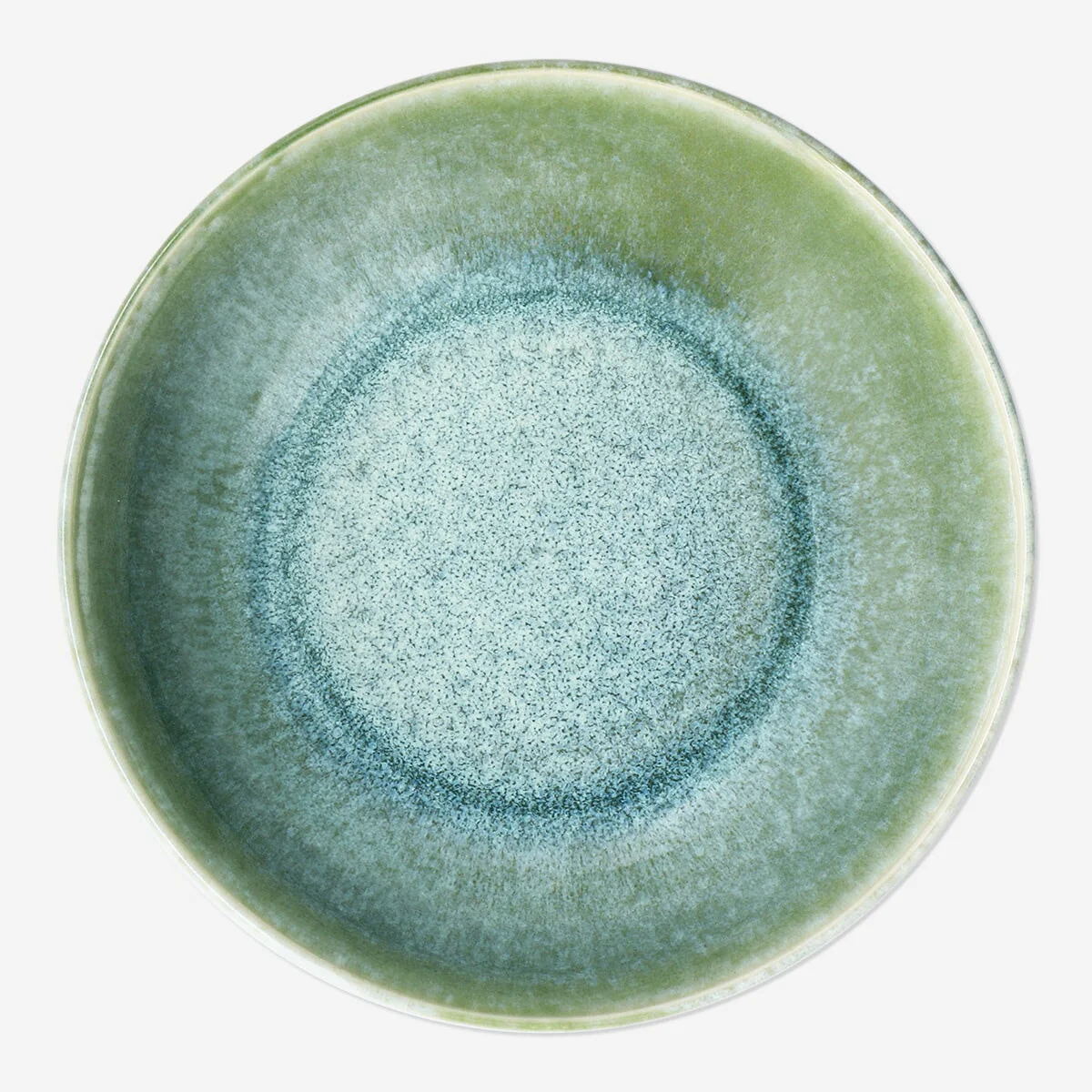 Green stoneware bowl - medium - Image 3