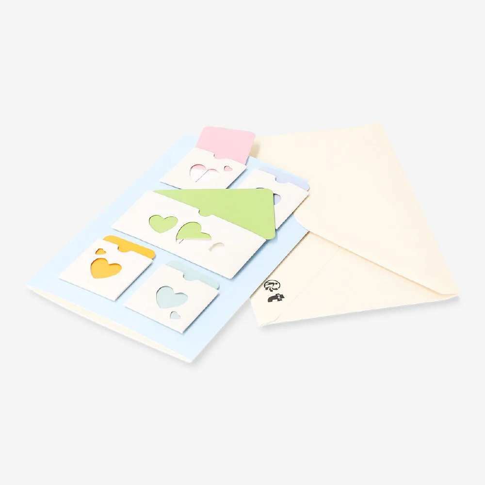 Greetings card - Small envelopes with hearts - Image 3