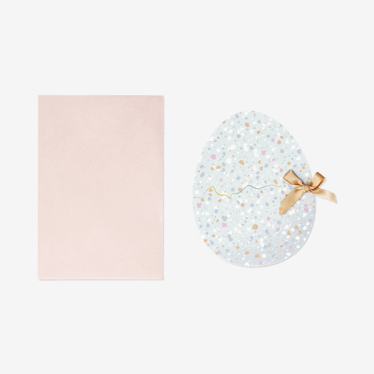 Greetings card - Speckled Easter egg - Image 2