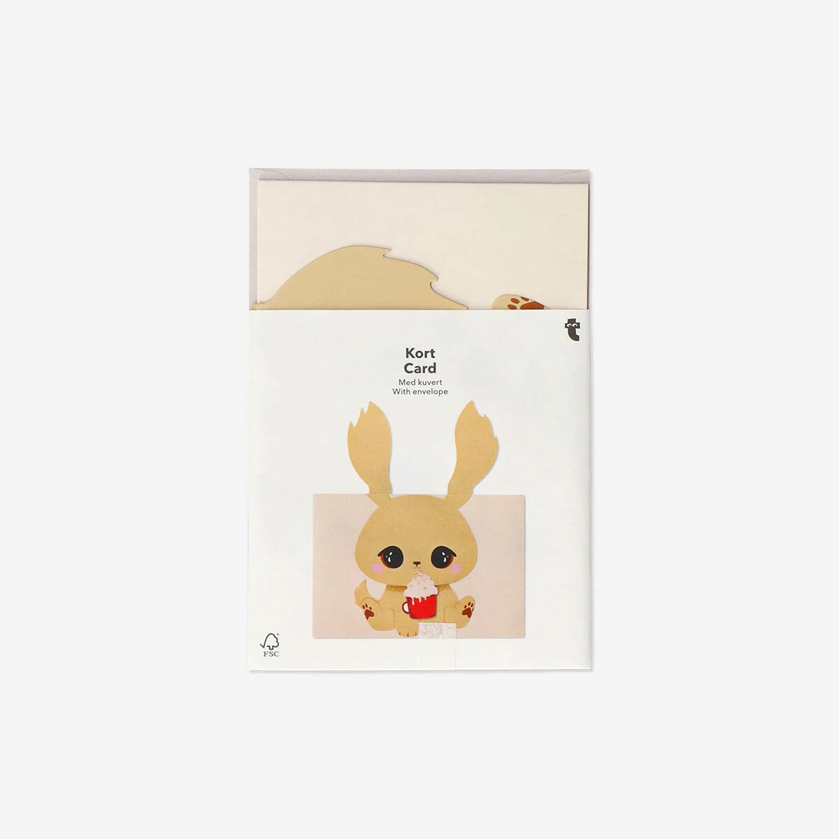 Greetings card with pull out dog