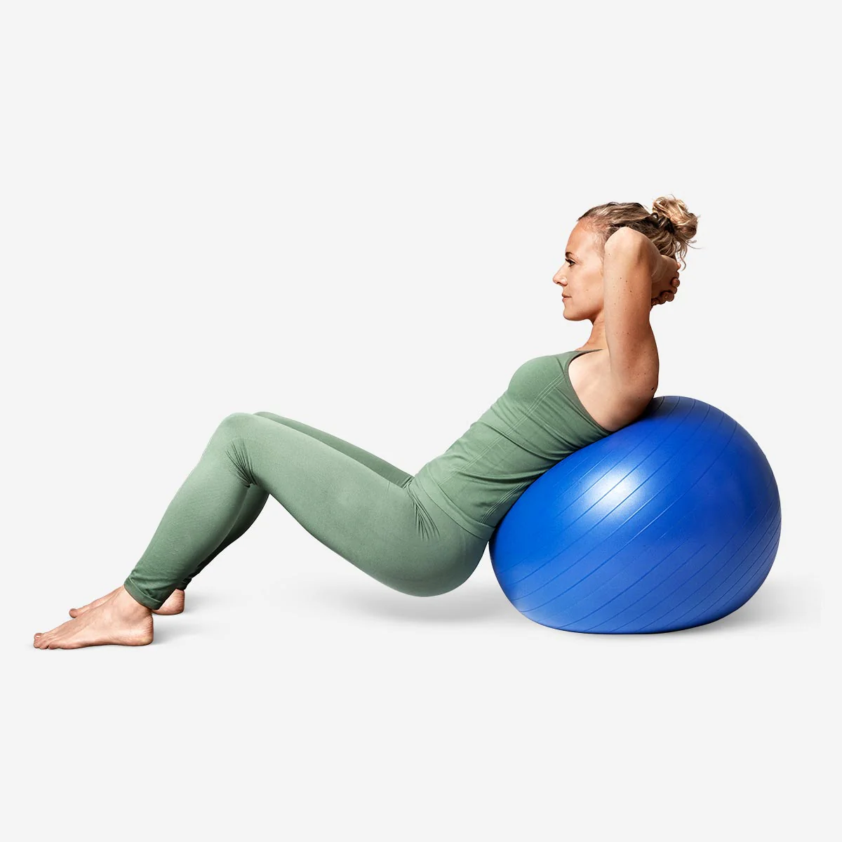 Blue gym ball - 65 cm - Image 2