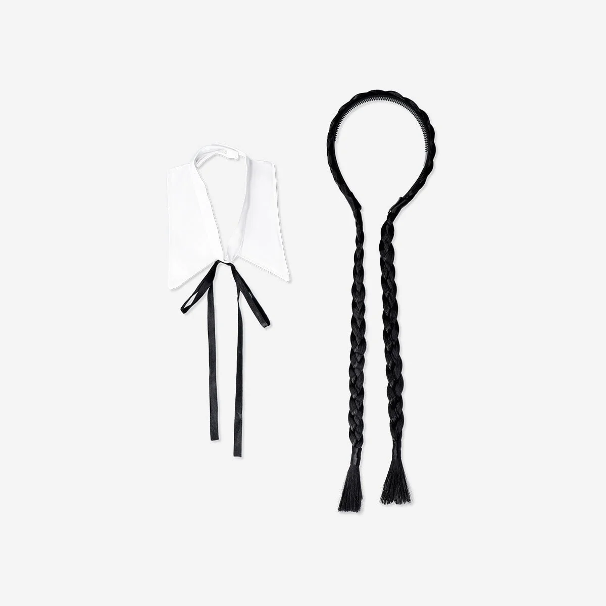 Hairband with braids and collar tie - For adults - Image 2