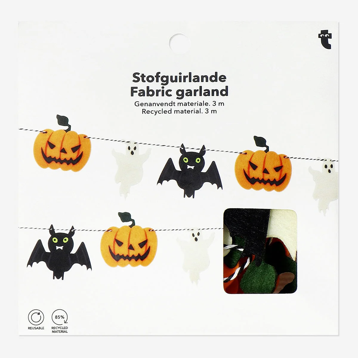 Halloween Felt Garland - 300 cm - Image 3