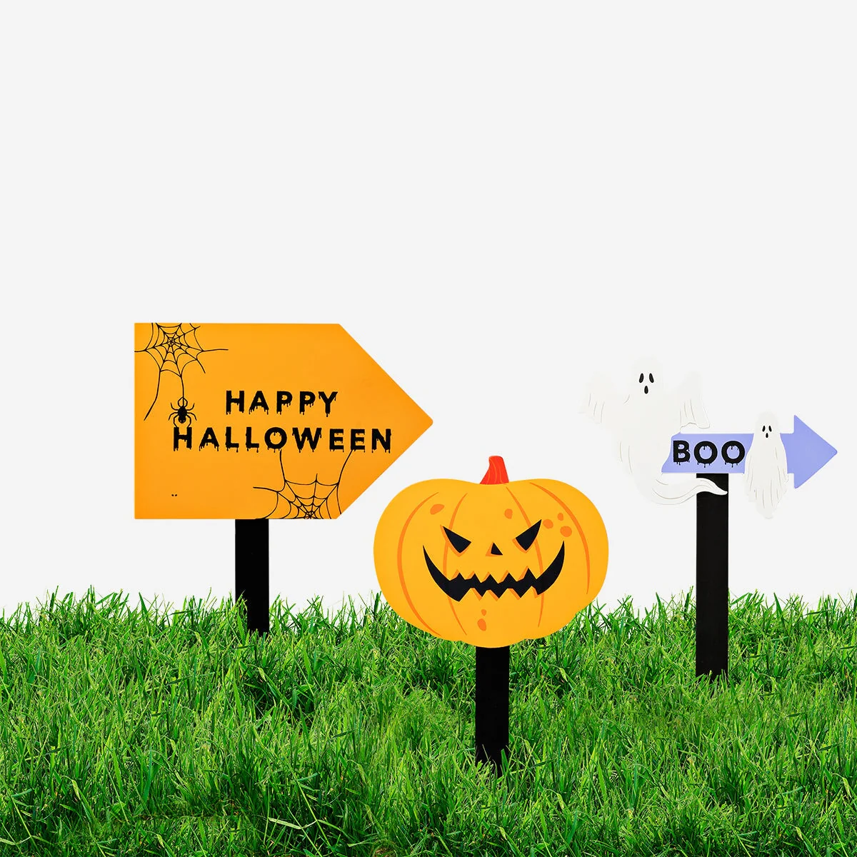 Halloween scavenger hunt signs - 3 pcs