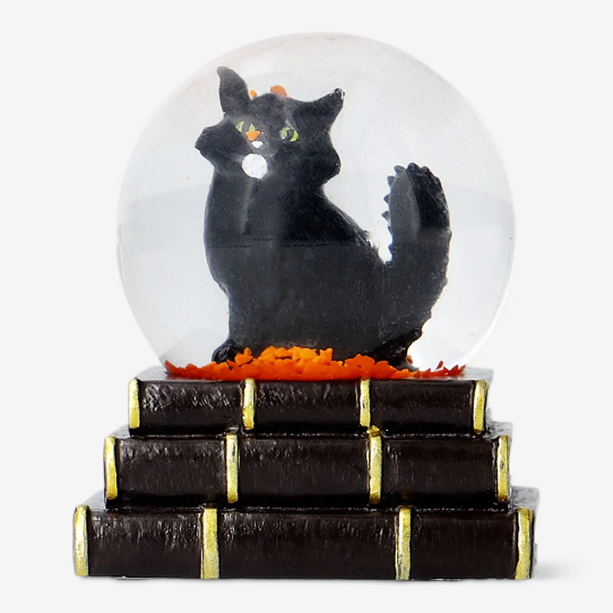 Halloween snowglobe with cat - Image 2