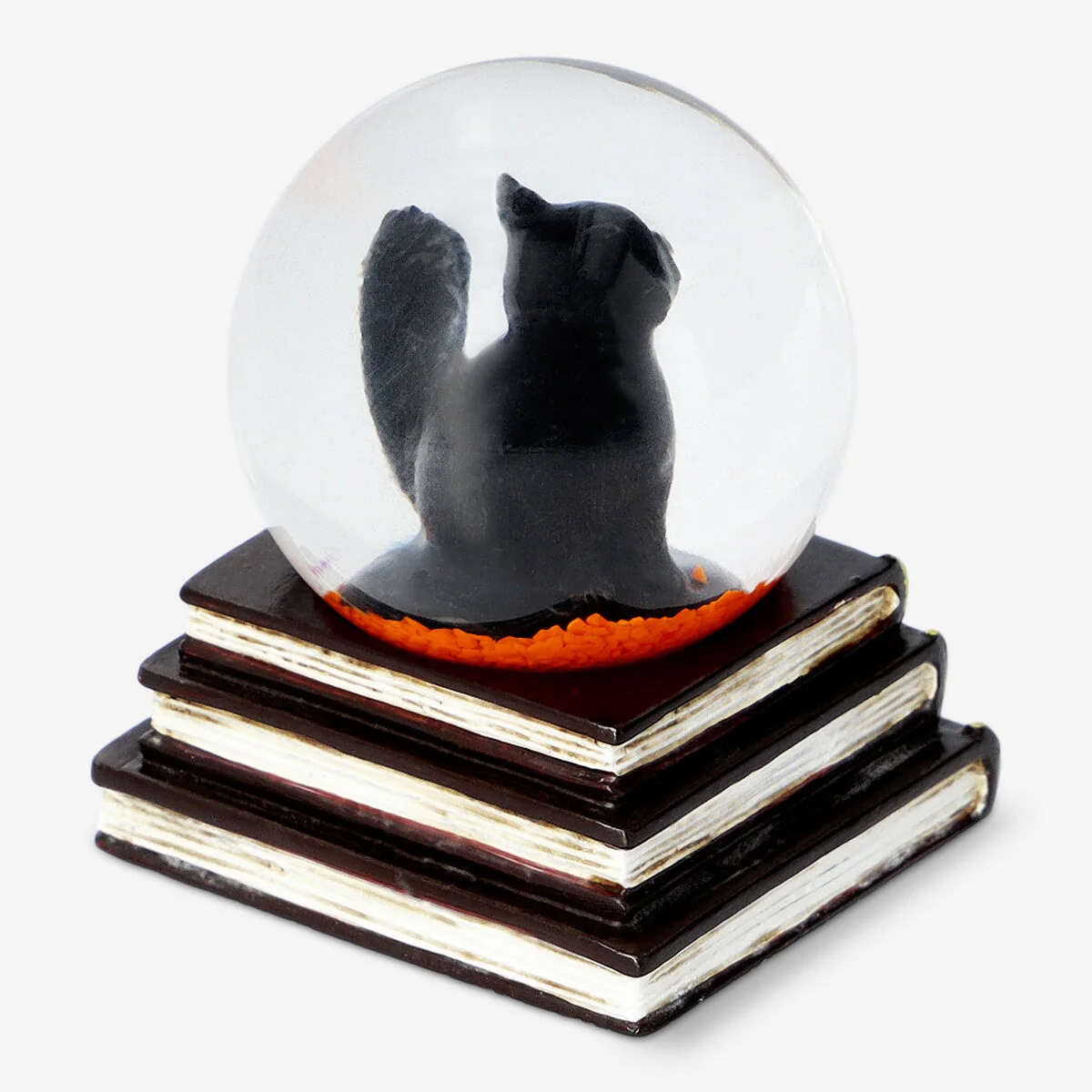 Halloween snowglobe with cat - Image 3