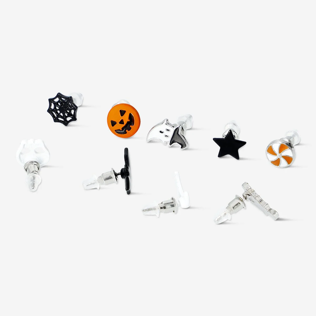 Halloween stud earrings - 9 pcs - Image 2