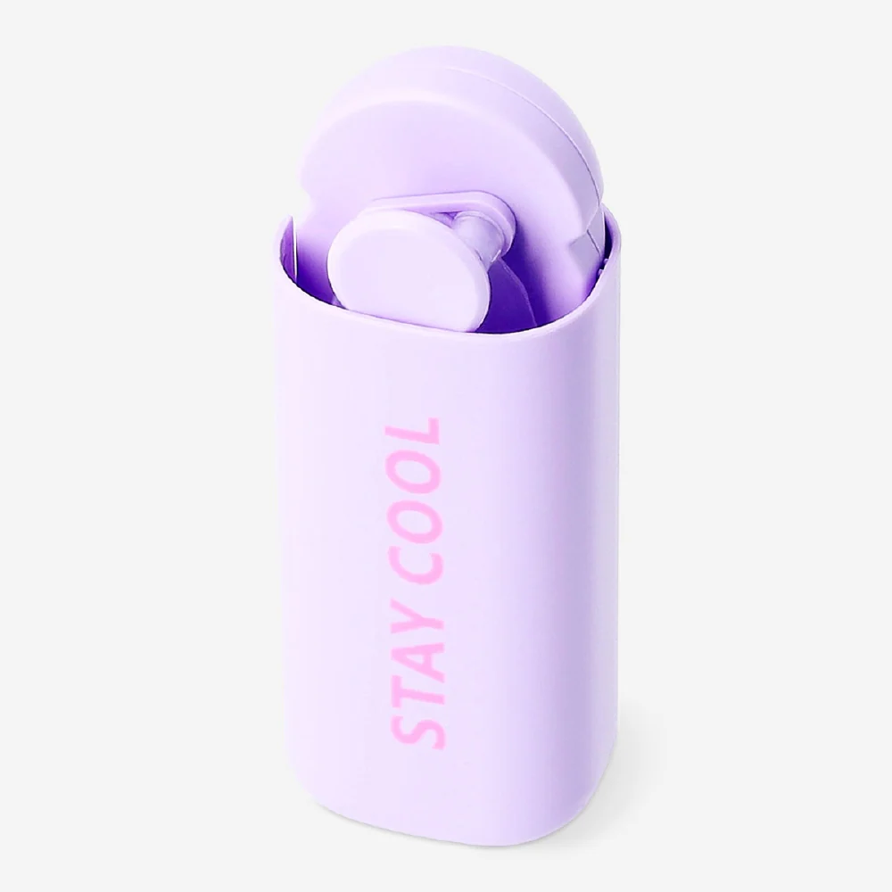 Handheld fan - Purple stay cool - Image 2