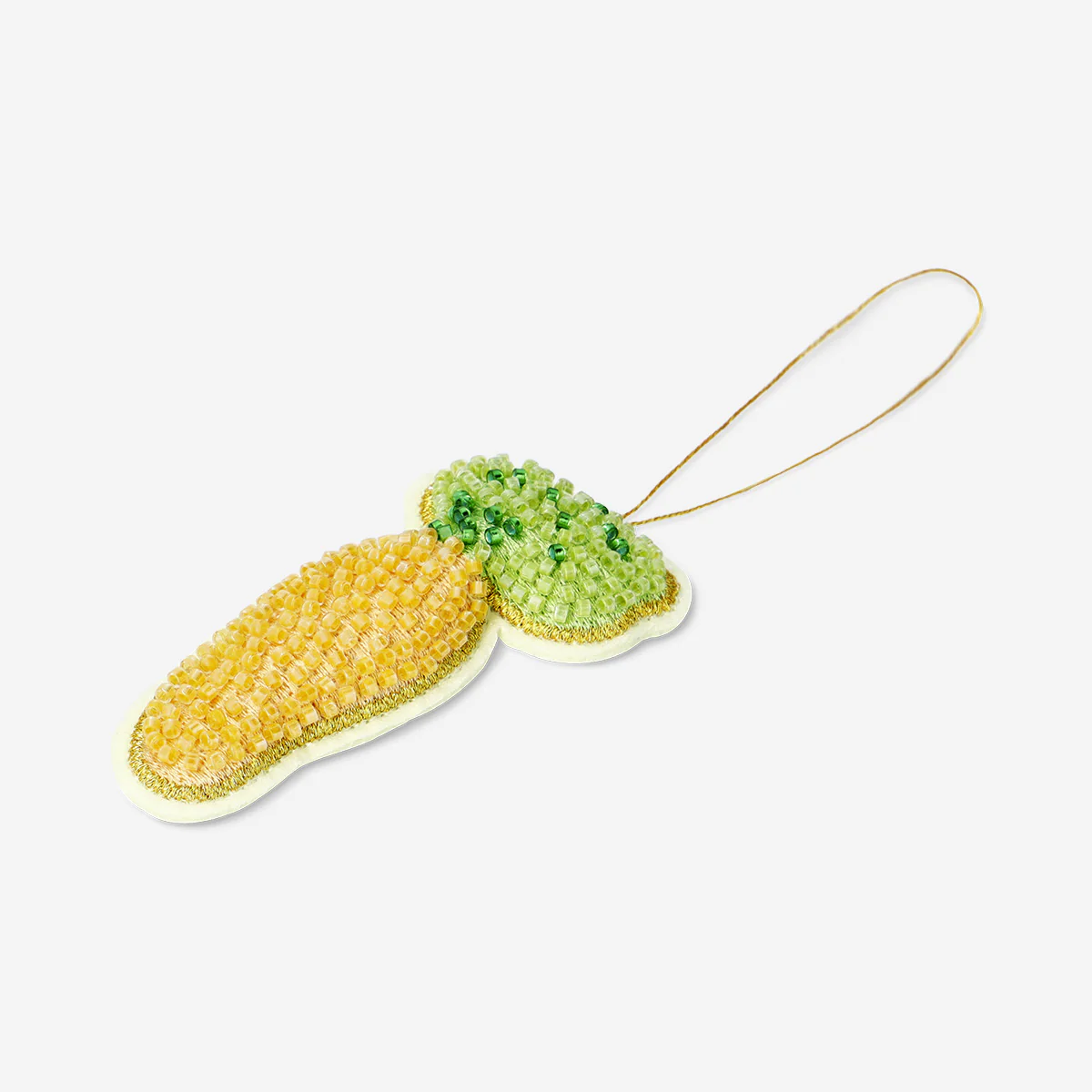 Hanging ornament - Carrot with beads - Image 2
