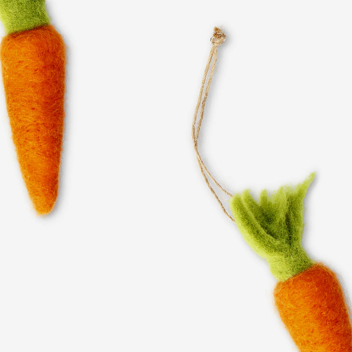 Hanging ornament - Orange carrots - 2 pcs - Image 3