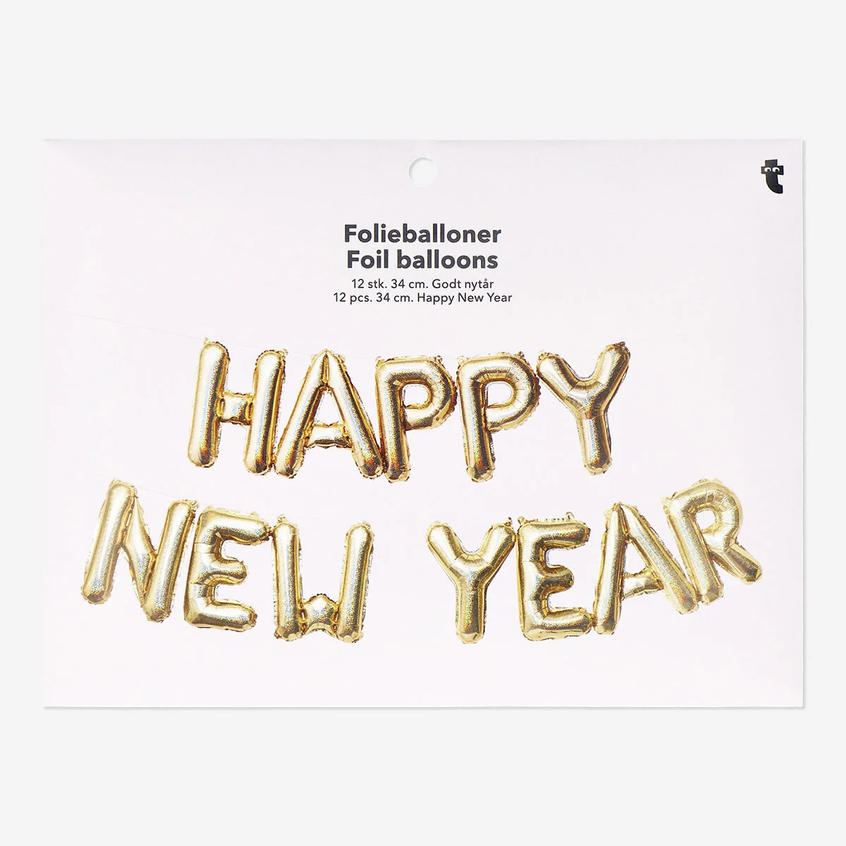 Happy New Year foil balloon garland - Image 3