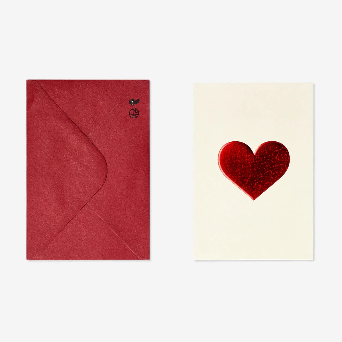Heart greetings card - 5 pcs - Image 3