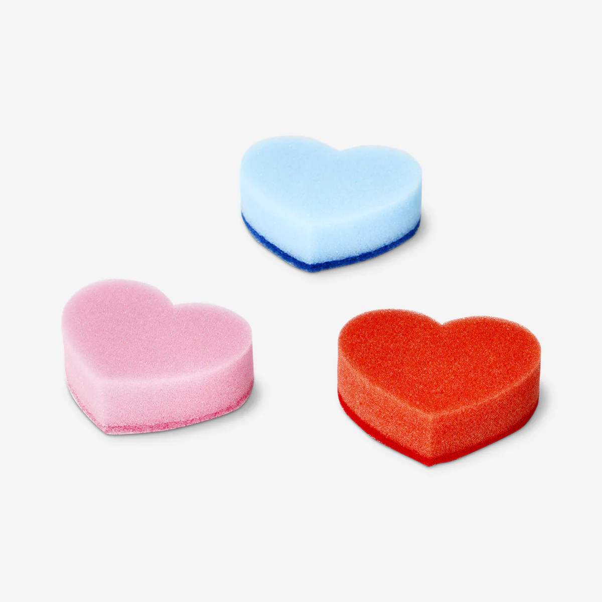 Heart scourer sponges - 9 pcs