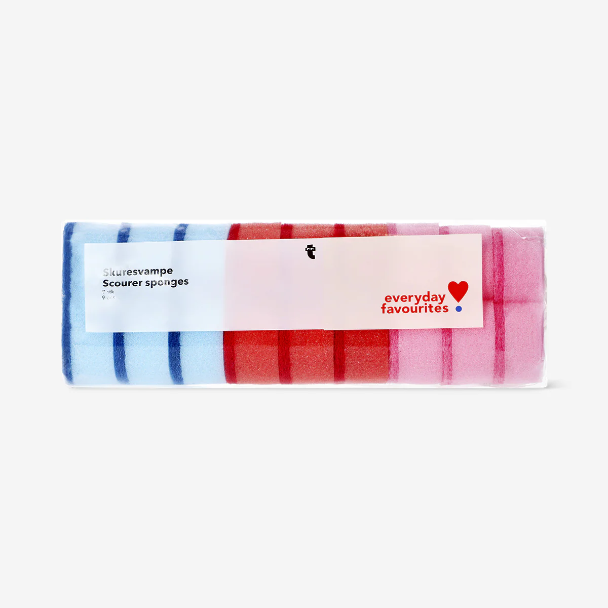 Heart scourer sponges - 9 pcs - Image 3