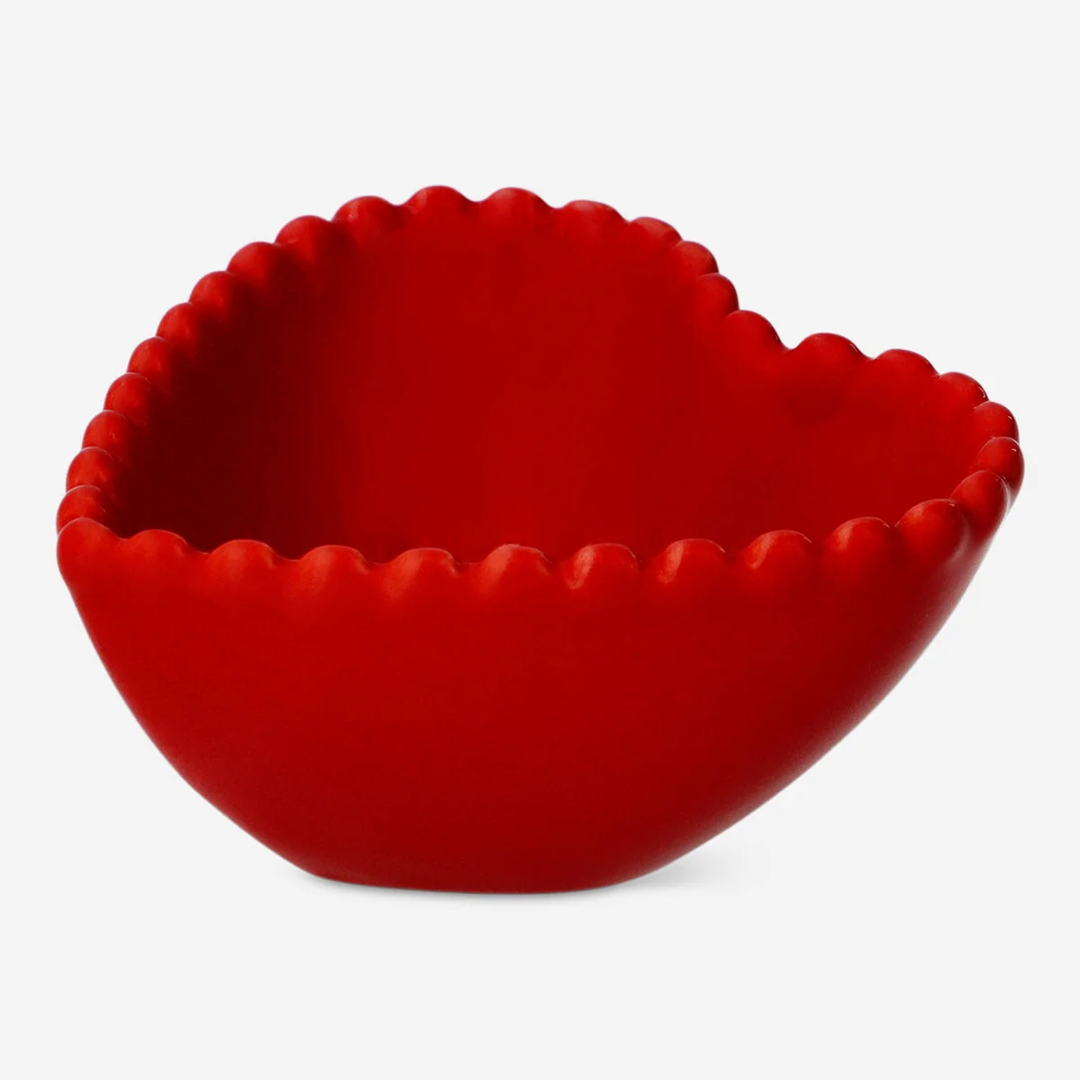 Heart shaped bowl with beaded edge - Small - Image 2